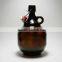 64 oz amber beer glass growler bottle with flip top cap