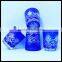2017 trendy home and hotel stock hand cut glass tumbler