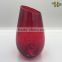 Hand made colored bevel glass vases for home decor
