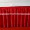 hotsale red wedding party table skirting