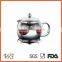 bpa free high grade clear pyrex glass coffee & tea pot