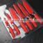 51007 6 Pcs Non-stick Knife Set With Rubber Handle