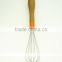 37032 stainless steel Whisk with wooden handle