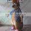 cartoon red hat squirrel mascot costume Leisure style squirrel costumes