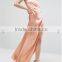 guangzhou clothing oem summer thigh split party satin maxi dress