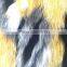 100% AC Multi-color Three-dimensional Jacquard Artificial Fur Fabric
