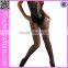 Erotic Stripe Pattern Sexy Black Stocking Tube