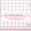 Kearing 1.2mm thickness Fashion Design Rulers Plastic Garment Ruler for Patchwork #B70