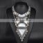 New design multilayer moonstone alloy necklace jewelry wholesale