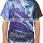 SUBLIMATED T-SHIRT, SHORT SLEEVE , ROUND NECK, 100% POLYESTER