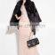 Red wine color rex rabbit fur pattern of natural fur coats