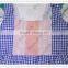 Cap sleeve romper blue yarn dyed blue check baby girls boutique rompers