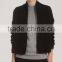 Black Winter Open Front Woolen Coat Cardigan 2016