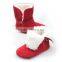 Red color new design boots baby winter shoes for baby girls boots