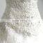 2016 Pearls Beaded Long Sleeve Lace Ball Gown Wedding Dresses