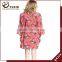 Wholesales Stock New Floral Pattern Wedding Bride cotton Robe FR0020