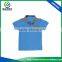OEM new 95%cotton 5%spandex contrast color kids golf polo shirt with pocket