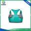 print logo contrast color running fitness sport bra
