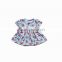 2017 children clothes cartoon lower pattern tunic dress +ruffle print pants bangladesh wholesale clothing