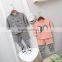 Wholesale cotton printing two pieces sets casual kids clothing sets