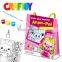 OEM kid toy Color your Keyring Anim-Pal Princess Pig