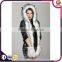 Myfur Wholesale Knitted Real Rabbit Fur Scarf For Girls