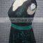 Wholesale V Neckline Cap Sleeve Two Tone Fat Women Patterns Of Lace Evening Dress