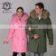 2017 Top Class Ladies Real Raccoon Fur Hooded Fashionable Winter Coats