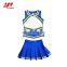 Most Popular Charming custom design Blue And Yellow Cheerleading Uniforms