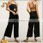 Sexy Playsuit Shiny Sexy Swimwear Blackless Womens Long Pants Spaghetti String Playsuit