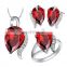 High quality Fashion big diamonds necklace set wholesale for women