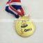 Factory custom design gold sports medal with your own logo