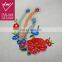 Beautiful rich multicolored decorations applique embriodery patch