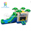 Cheap Price Tropical Type Kids Playground Giant Inflatable Bouncer Castle House With Slide For Children Sale