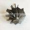 GT3582R 10 BLADES 62.35/68.00mm ball bearing turbine shaft/turbo wheel /turbine shaft&wheel