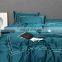 luxury High Quality 5 Star bed sheet bedding set cotton costom color sapphire blue