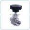 1/8" 1/4" 3/8" 1/2" BSP Equal female Thread SS 304 Stainless Steel Flow Control shut off Needle Valve