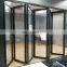 modern plain door 3 panel door soundproof folding glass door