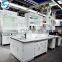 Knocked Down Laboratory Island Workbench with Reagent Shelf lab furniture