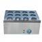 Popular 12 Holes Electric Commercial Red Bean  Cake Grill / Imagawayaki Maker