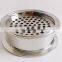 Sanitary bho filter plate with compressing ring for closed loop extractor