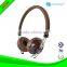 china wholesale candy color stereo wired headphone price