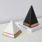 Handmade Creative Ceramic Handmade Decoration Triangle Craft Arts For TV Bench