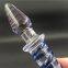Drop shipping Double heads glass dildo