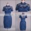 Elegant and Charming High Neck Mother of the Bride Dress with Appliqued High Quality Short Sleeve Mother of the Bride Dress