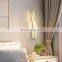 New Design Nordic Golden Metal Geometry Shape Wall Lamp Modern LED Energy Saving Wall Light