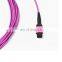 5 meters 12 Cores MPO to LC Male OM4 Fan Out Fiber Optic Patch cord cable de conexion de fibra mtp/mpo breakout cable Fiber Jump