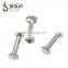 nickel plated slot pan head serrated chicago screws