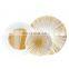 Luxury Gold Line White Porcelain Tableset Dinner Plate Tea Coffee Mug Ceramic  Dinnerware Sets