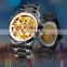 SKMEI 9230 Luxury Brand Stainless Steel Skeleton Automatic Mechanical Men Watches